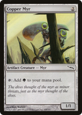 Copper Myr (MRD-158) - Mirrodin