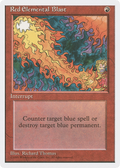 Red Elemental Blast (4ED-218) - Fourth Edition