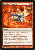 Cackling Flames (DIS-059) - Dissension Foil