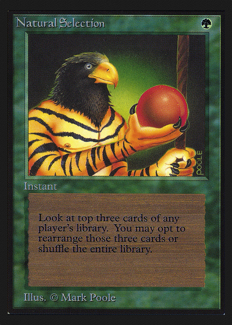 Natural Selection (IED-213) - Intl. Collectors' Edition
