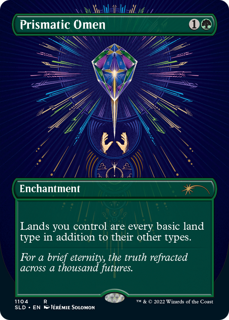 Prismatic Omen (SLD-1104) - Secret Lair Drop (Borderless) Foil