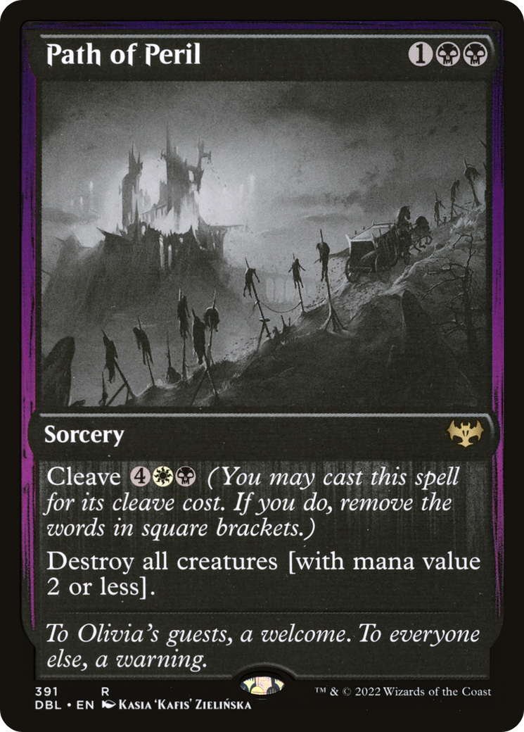 Path of Peril (DBL-391) - Innistrad: Double Feature Foil