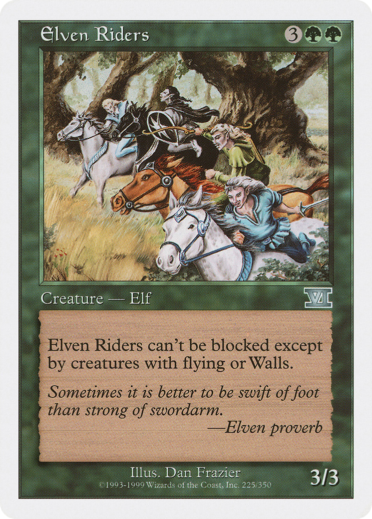 Elven Riders (6ED-225) - Classic Sixth Edition