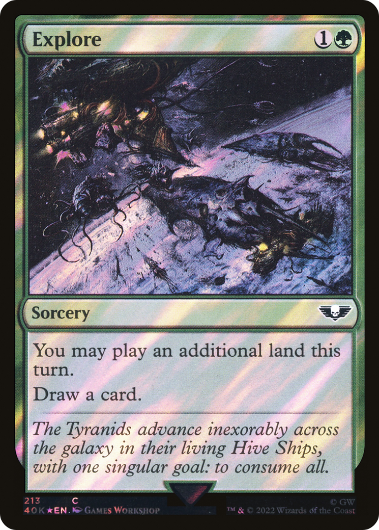 Explore (40K-213★) - Warhammer 40,000 Commander Foil