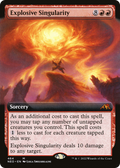 Explosive Singularity (NEO-464) - Kamigawa: Neon Dynasty: (Extended Art)
