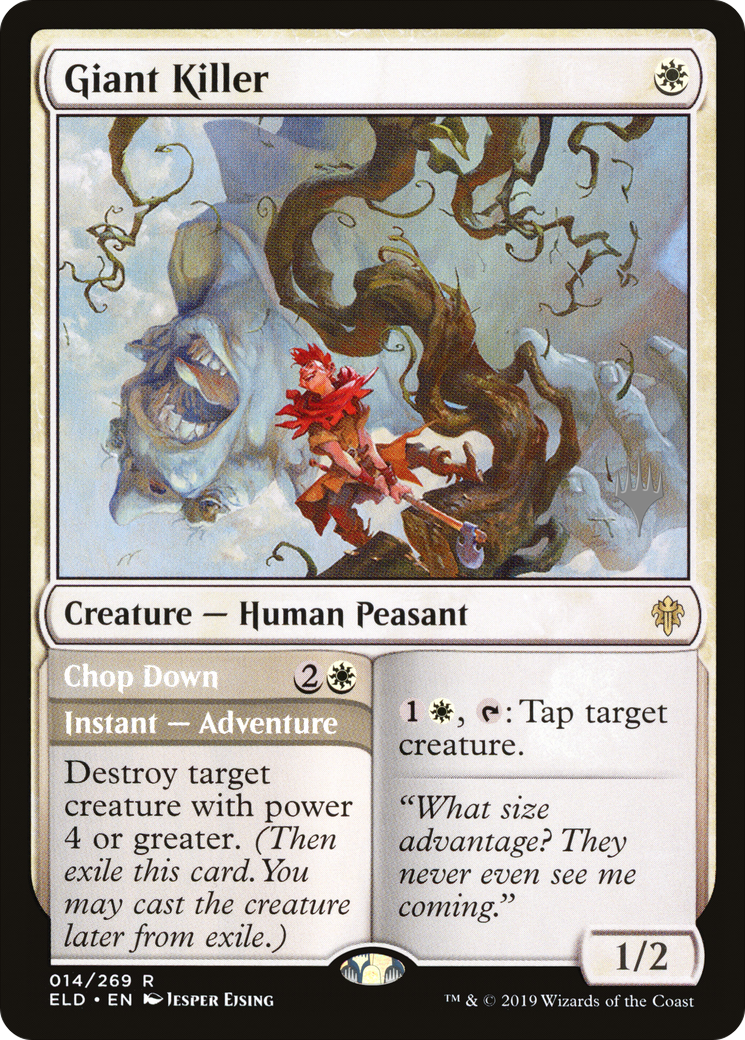 Giant Killer // Chop Down (PPELD-14P) - Throne of Eldraine Promos