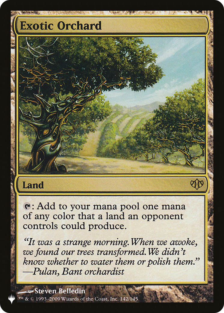 Exotic Orchard (LIST-CON-142) - The List