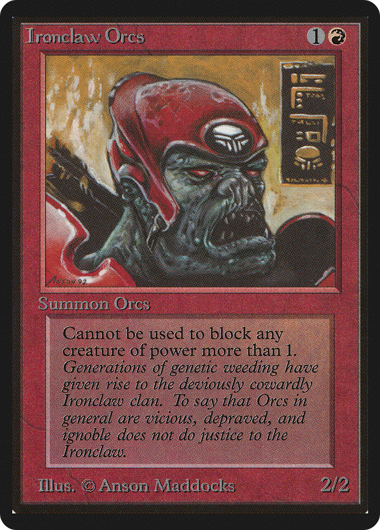 Ironclaw Orcs (LEB-) - Limited Edition Beta