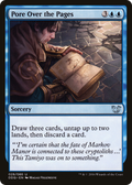 Pore Over the Pages (DDQ-028) - Duel Decks: Blessed vs. Cursed