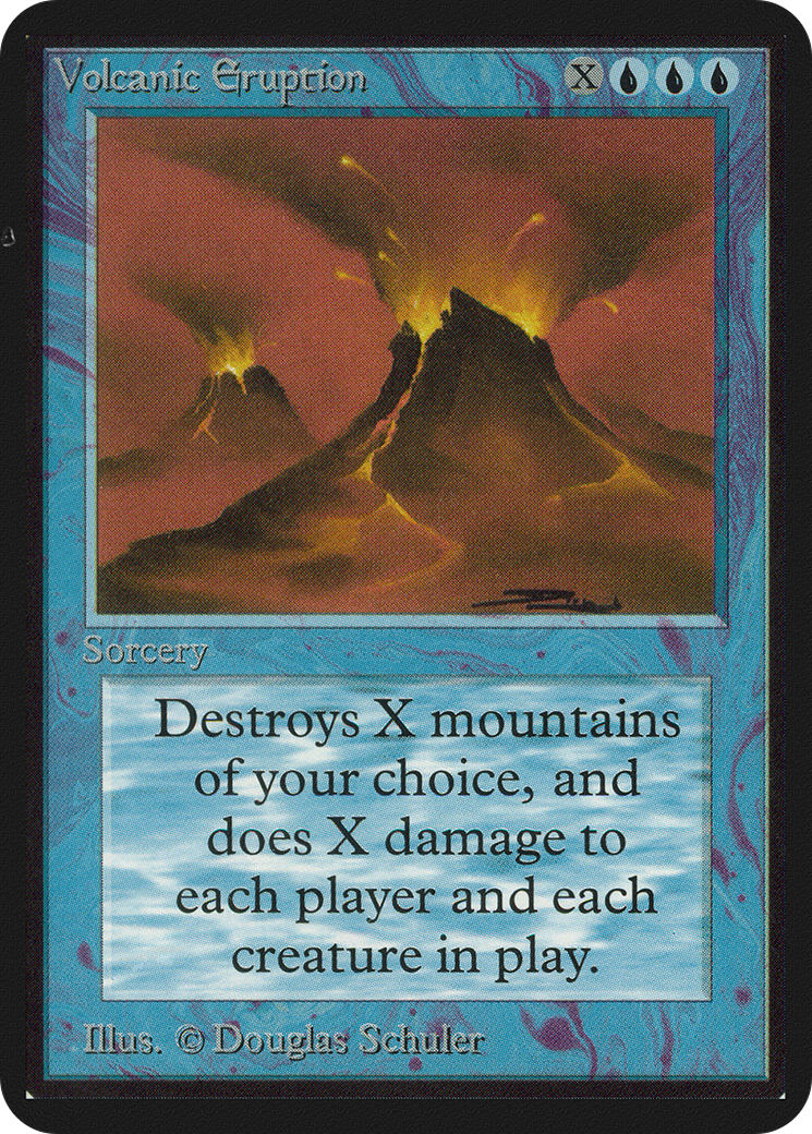 Volcanic Eruption (LEA-088) - Limited Edition Alpha