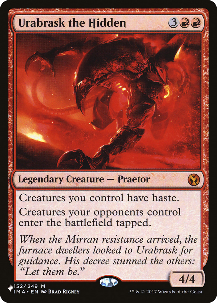 Urabrask the Hidden (LIST-IMA-152) - The List