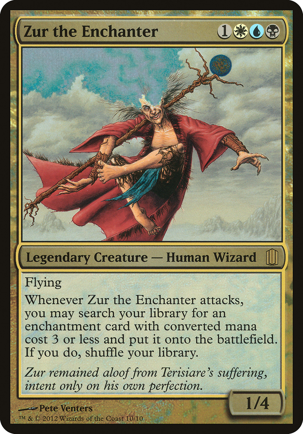 Zur the Enchanter (OVER-010) - Commander's Arsenal Oversized Foil