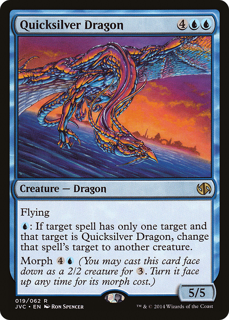 Quicksilver Dragon (DD3-019) - Duel Decks Anthology: Jace vs. Chandra