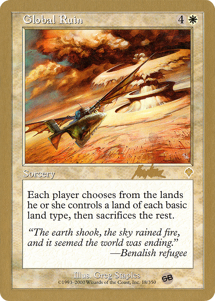 Global Ruin (WCD-BK18SB) - World Championship Decks 2002