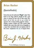 Brian Hacker Bio (WCD-) - World Championship Decks 1998