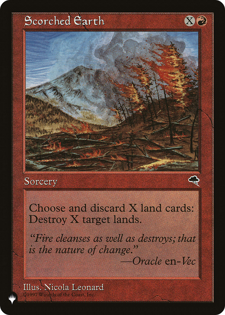 Scorched Earth (LIST-TMP-200) - The List