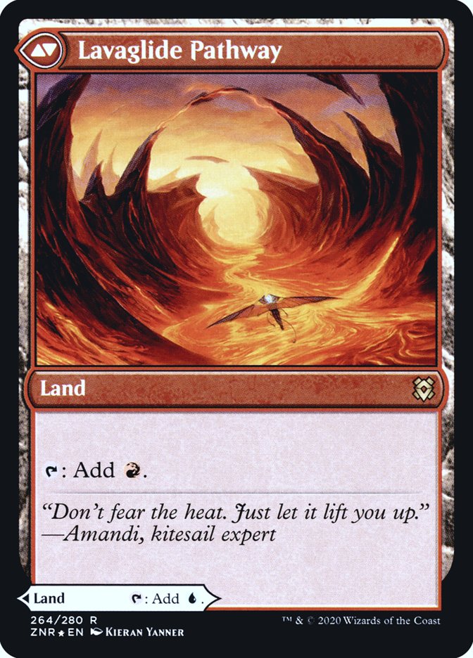 Riverglide Pathway // Lavaglide Pathway (PRE-264S) - Zendikar Rising Promos Foil