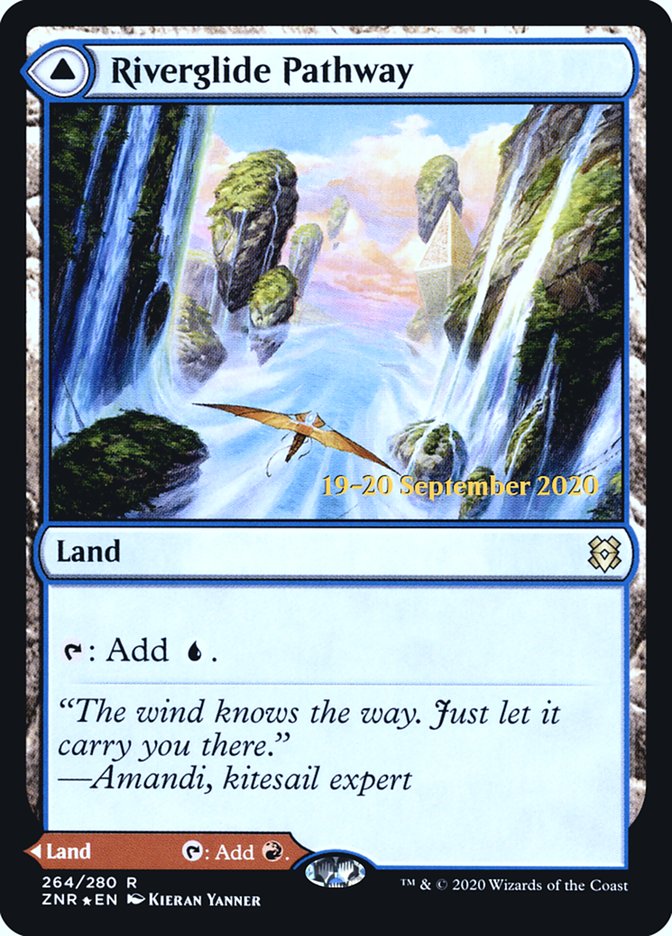 Riverglide Pathway // Lavaglide Pathway (PRE-264S) - Zendikar Rising Promos Foil