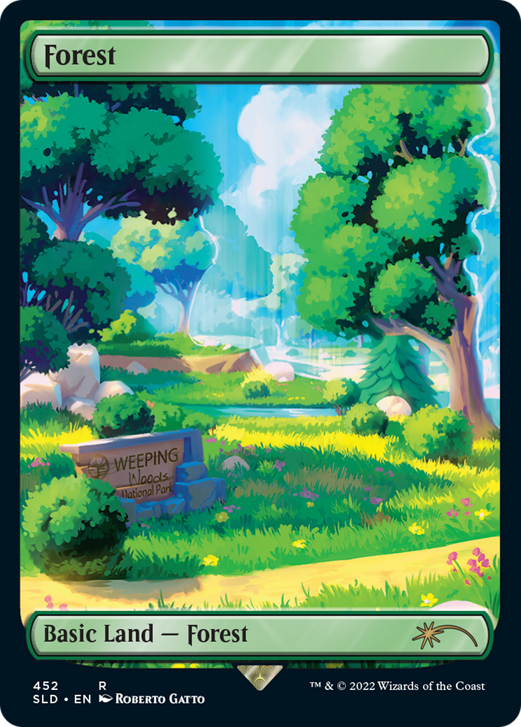 Forest (SLD-452) - Secret Lair Drop: (Full Art) Foil