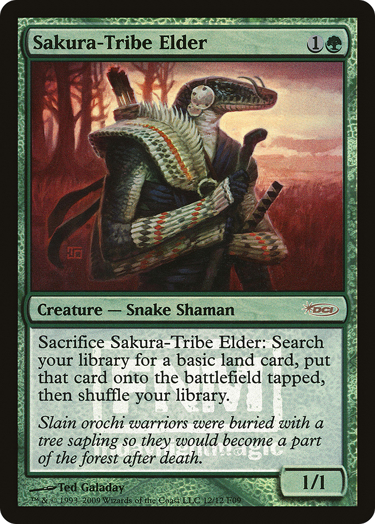 Sakura-Tribe Elder (FNM-012) - Friday Night Magic 2009 Foil