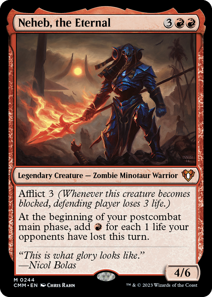 Neheb, the Eternal (CMM-244) - Commander Masters