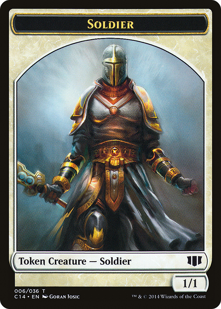 Soldier (C14-006) - Commander 2014 Tokens