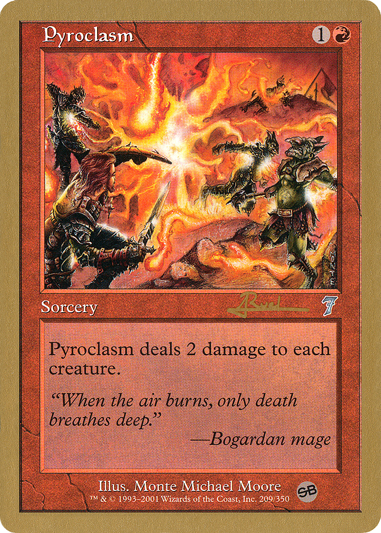 Pyroclasm (WCD-AR209SB) - World Championship Decks 2001