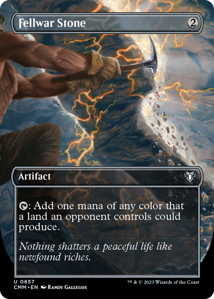 Fellwar Stone (CMM-657) - Commander Masters (Borderless) Foil