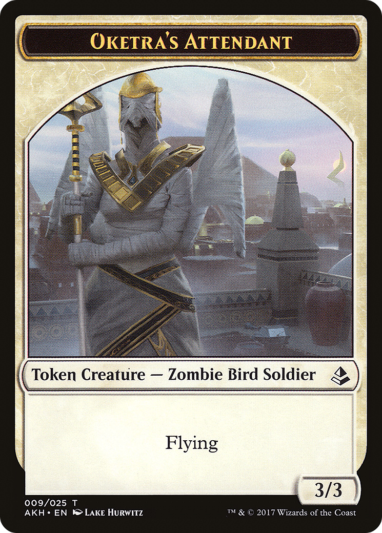 Oketra's Attendant (AKH-009) - Amonkhet Tokens