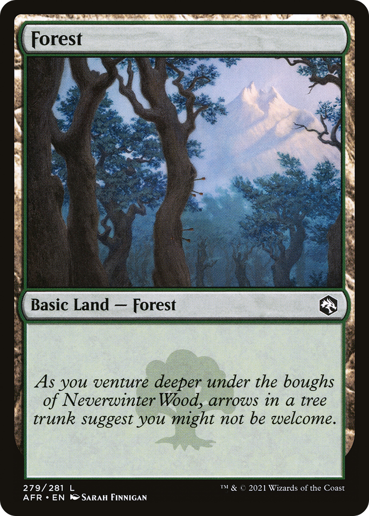 Forest (279) [Dungeons & Dragons: Adventures in the Forgotten Realms] Foil