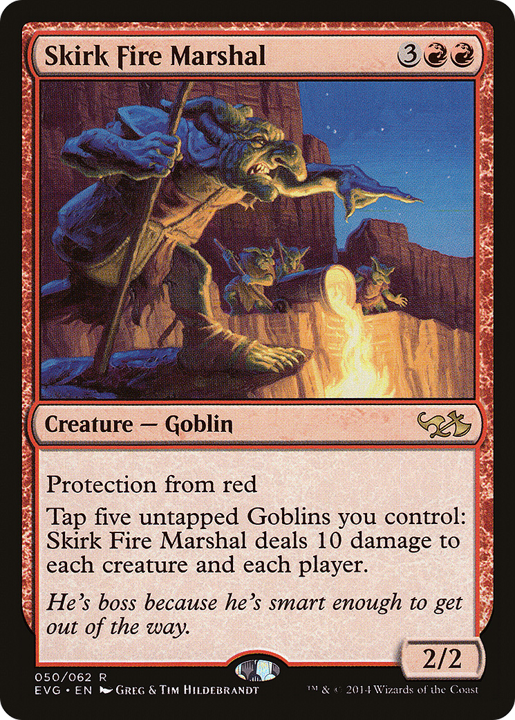 Skirk Fire Marshal (DD3-050) - Duel Decks Anthology: Elves vs. Goblins