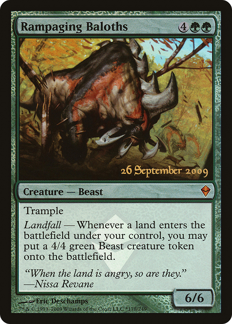 Rampaging Baloths (PRE-178★) - Zendikar Promos Foil