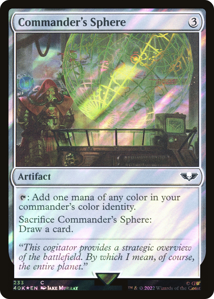 Commander's Sphere (40K-233★) - Warhammer 40,000 Commander Foil