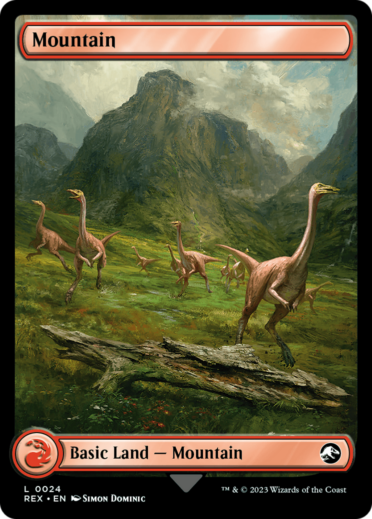 Mountain // Mountain (REX-024) - Jurassic World Collection Foil
