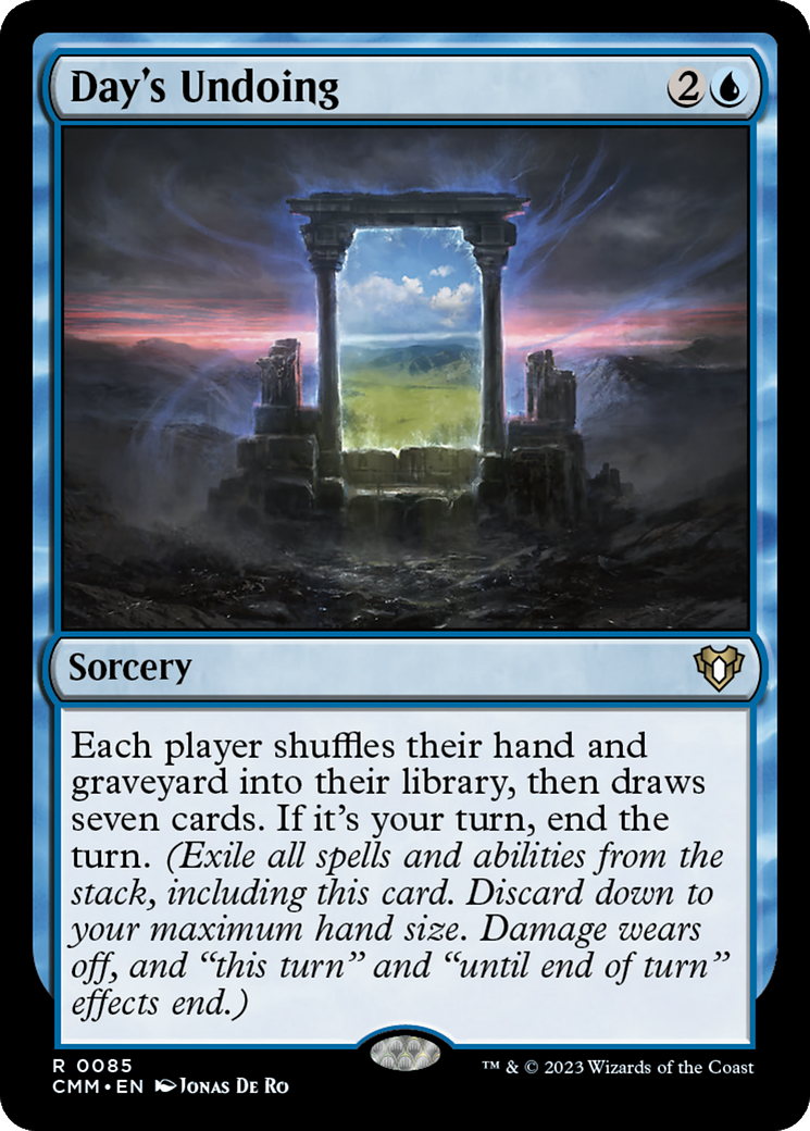 Day's Undoing (CMM-085) - Commander Masters