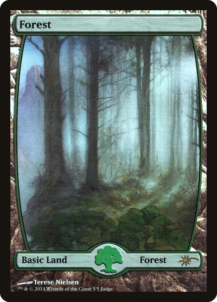 Forest (JDG-05★) - Judge Gift Cards 2014 Foil