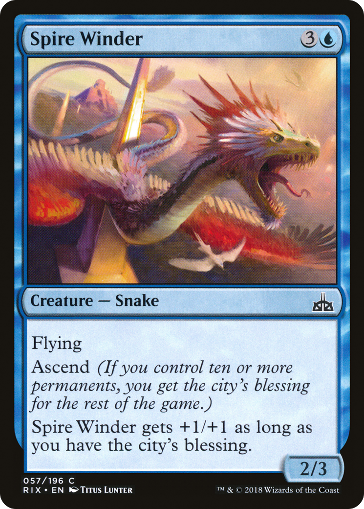 Spire Winder (RIX-057) - Rivals of Ixalan