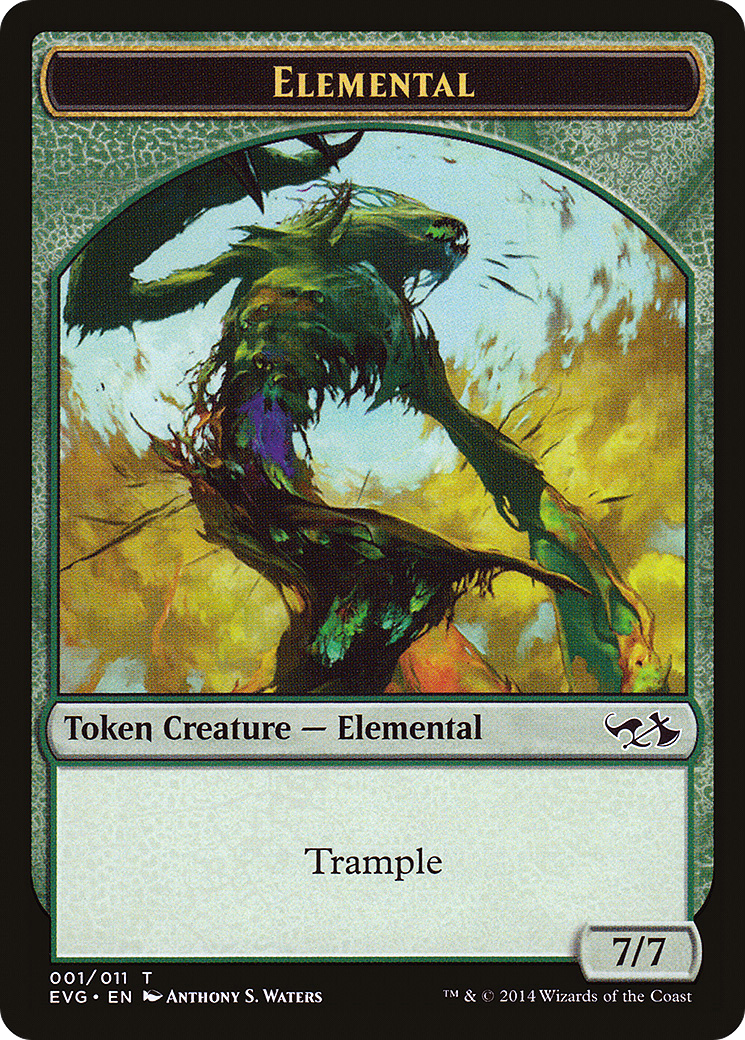Elemental (DD3-001) - Duel Decks Anthology: Elves vs. Goblins Tokens