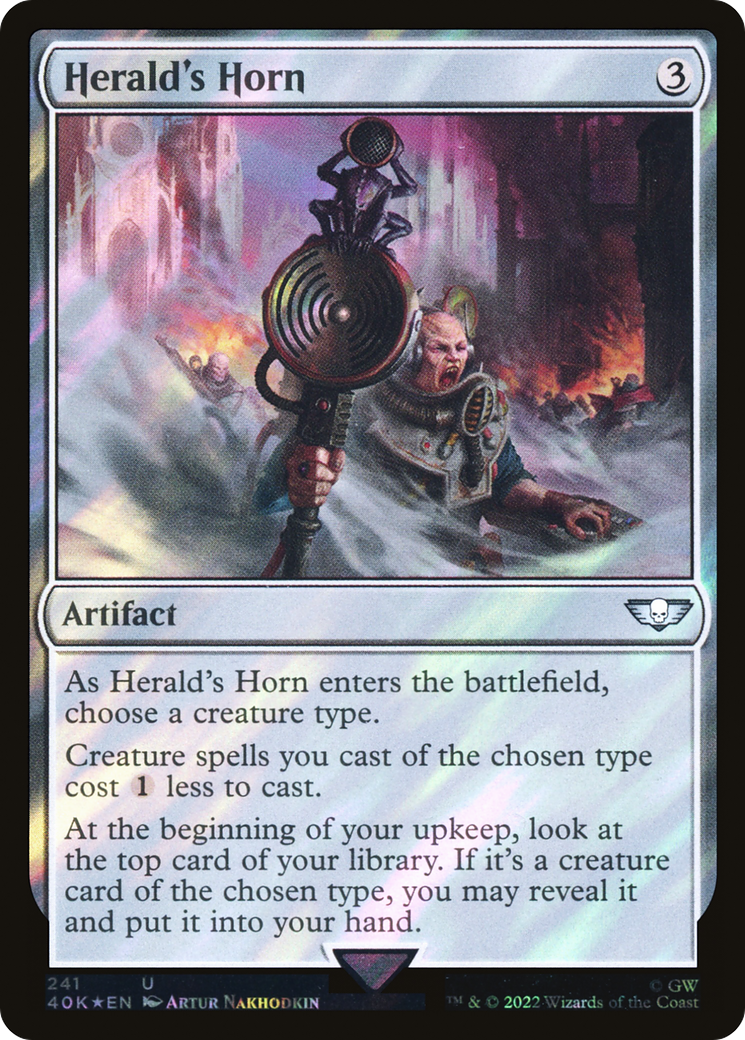 Herald's Horn (40K-241★) - Warhammer 40,000 Commander Foil
