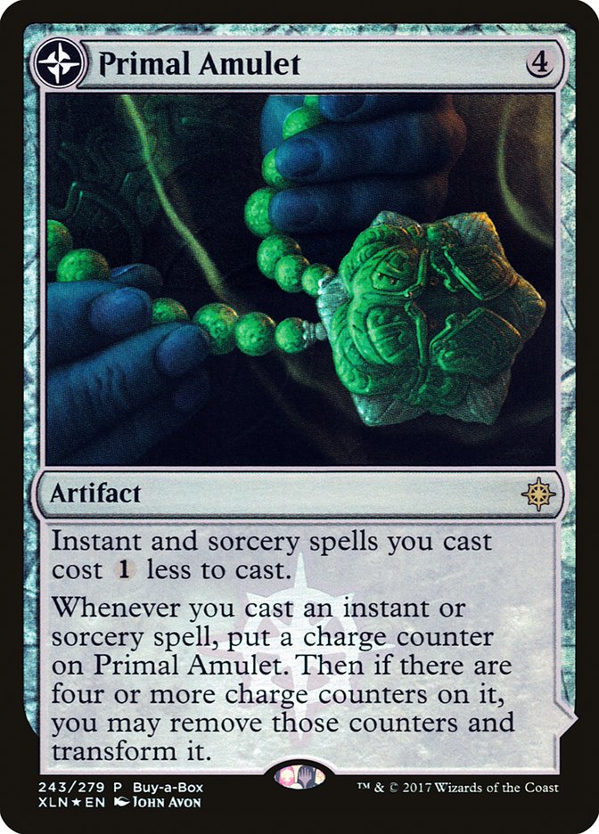 Primal Amulet // Primal Wellspring (BABP-243) - XLN Treasure Chest: (compasslanddfc) Foil