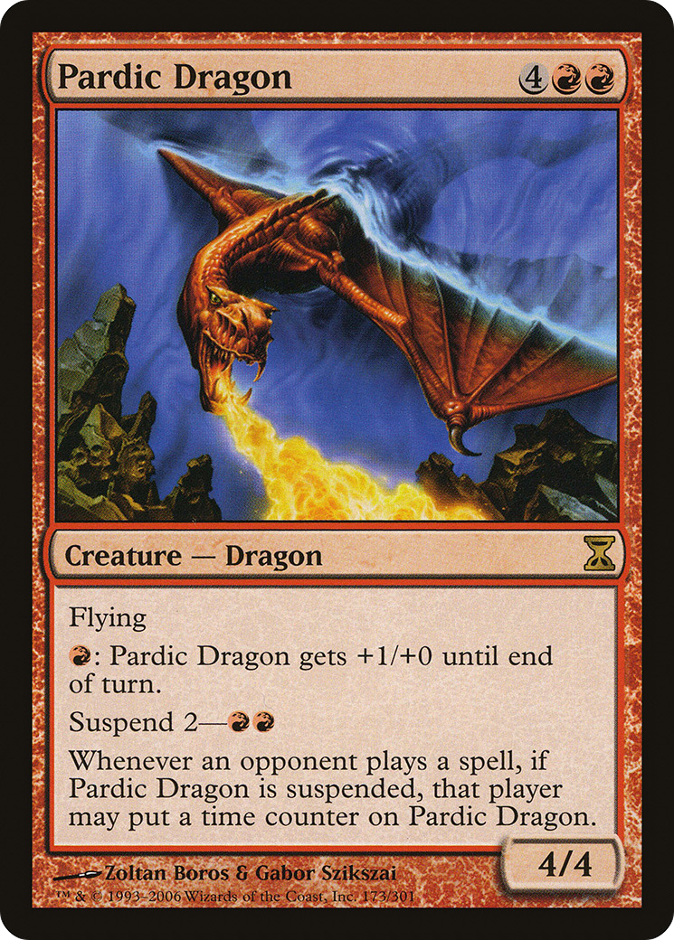 Pardic Dragon (TSP-173) - Time Spiral Foil