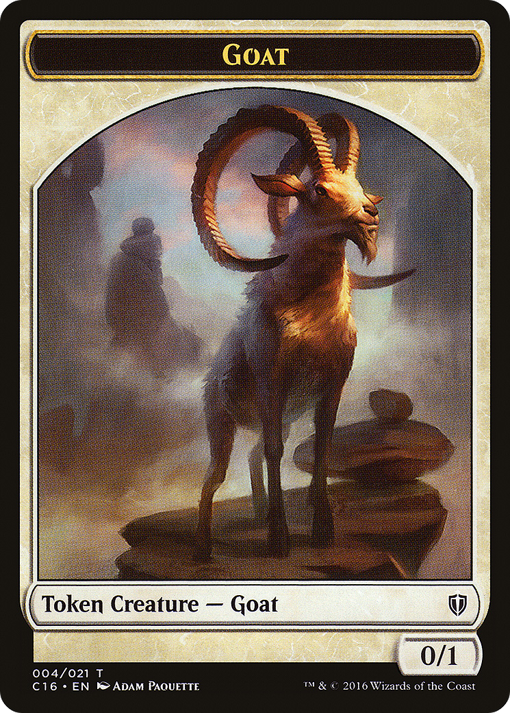 Goat (C16-004) - Commander 2016 Tokens