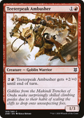 Teeterpeak Ambusher (ZNR-169) - Zendikar Rising Foil