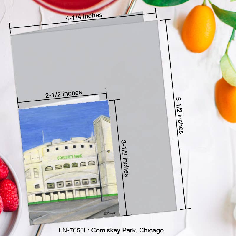 Comiskey Park, Chicago, Greeting Card (#7650E)