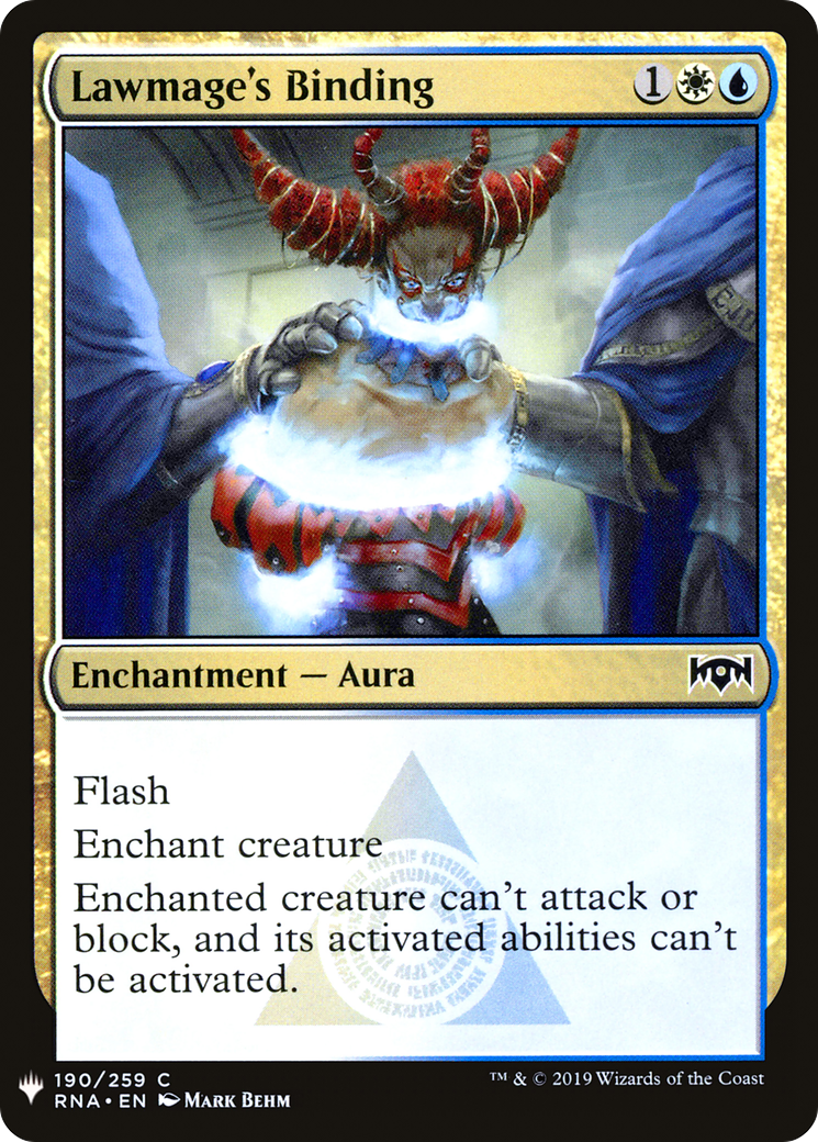 Lawmage's Binding (LIST-190) - The List