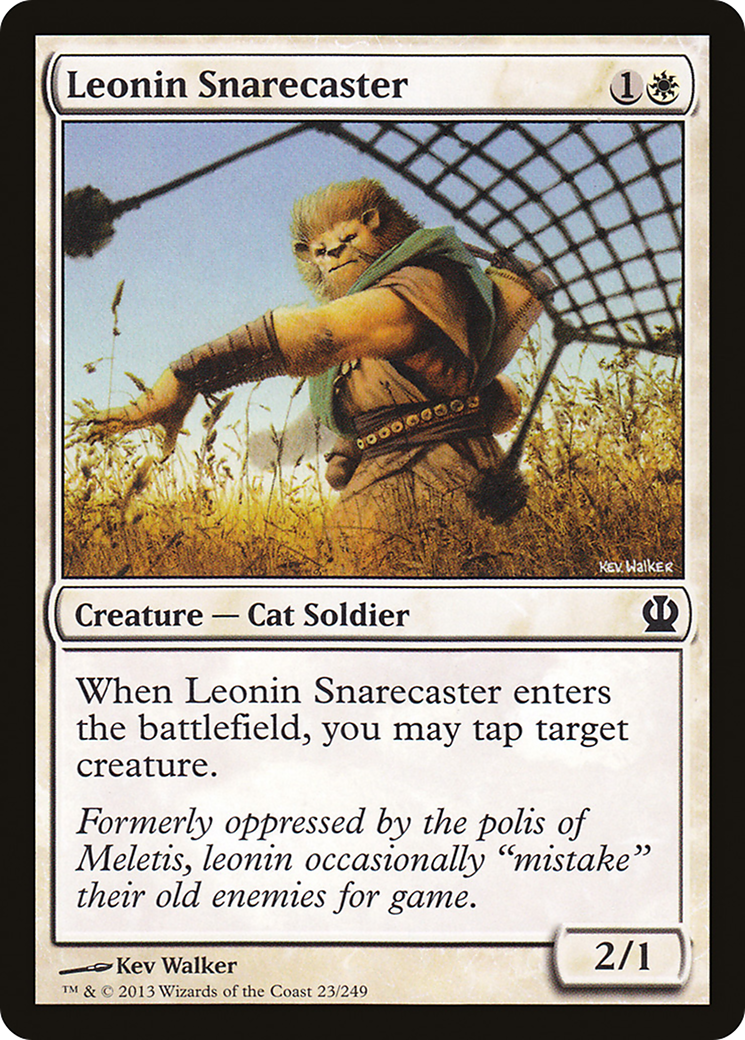 Leonin Snarecaster (THS-023) - Theros