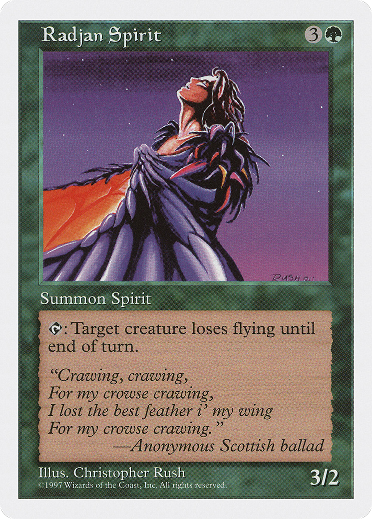 Radjan Spirit (5ED-320) - Fifth Edition