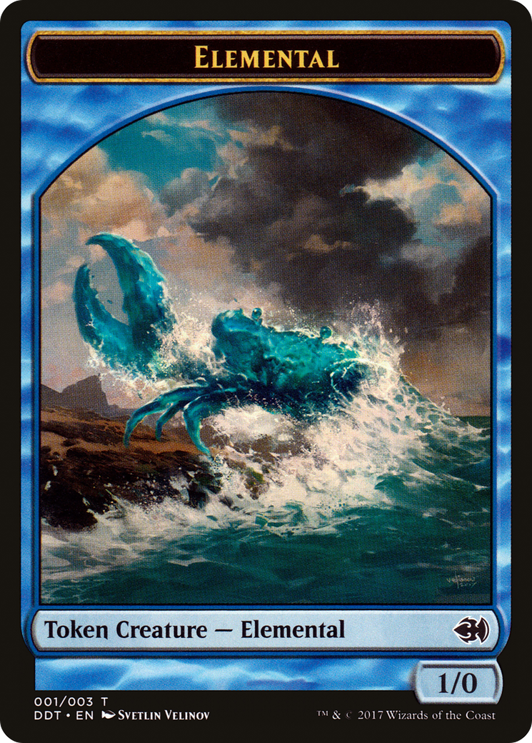 Elemental (DDT-001) - Duel Decks: Merfolk vs. Goblins Tokens
