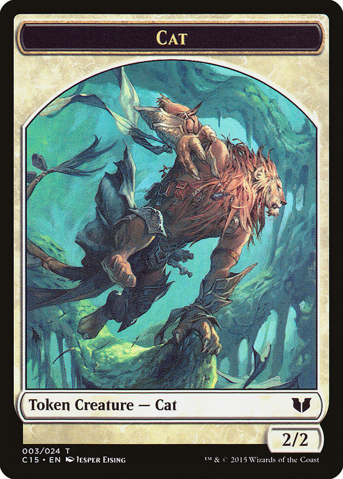 Cat (C15-003) - Commander 2015 Tokens