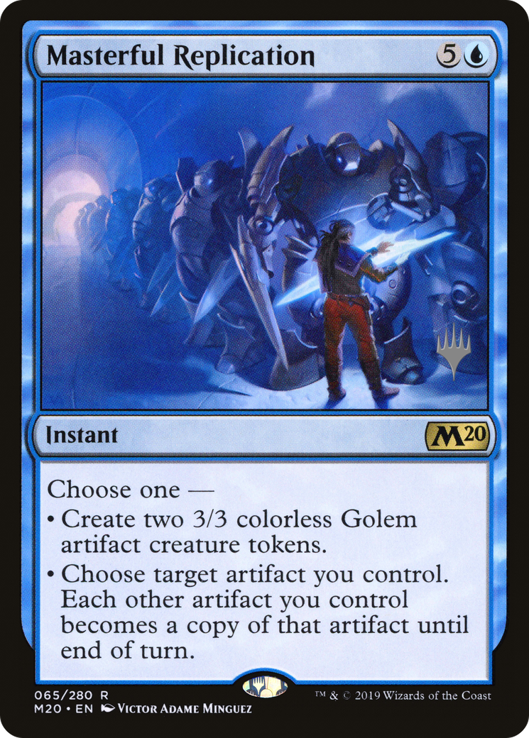 Masterful Replication (PPM20-65P) - Core Set 2020 Promos Foil